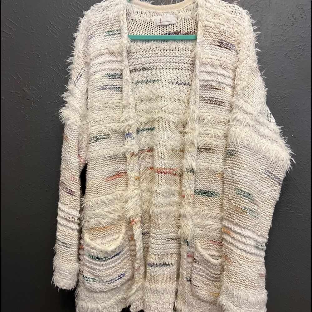 Anthropologie eyelash sweater
